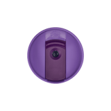 BlenderBottle 2-in-1 Shaker Tumbler lid with slider closed for a leak-proof experience. The light purple bottle is paired with a purple lid and plum slider. | Color#Velvet Blush