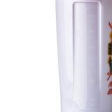 White Light Side ProSeries odor-resistant shaker bottle with measurement markings. | Color#Light Side
