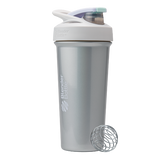 Silverline Green Strada Tritan odor-resistant shaker with locking lid.| Color#Silverline