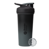 Sport Stainless Sleek shaker bottle with lockable lid and BlenderBall for smooth blends, featuring an insulated, easy-grip design and advanced blending technology. | Color#Smokestack