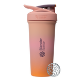 Sport Stainless Sleek shaker bottle with lockable lid and BlenderBall for smooth blends, featuring an insulated, easy-grip design and advanced blending technology. | Color#Sunrise