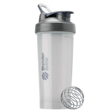 Grey 28oz shaker bottle made of odor-resistant Tritan. | Color#pewter_Size#28oz