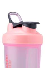 Pink shaker cup with SpoutGuard™ to keep dirty fingers off the drinking spout. | filter:all